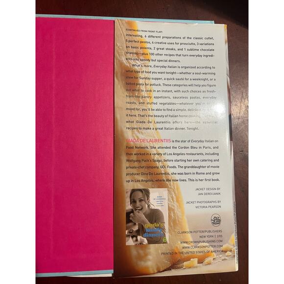 Everyday Italian Giada De Laurentiis 125mSimple & Delicious Recipes Food Network - Picture 3 of 8